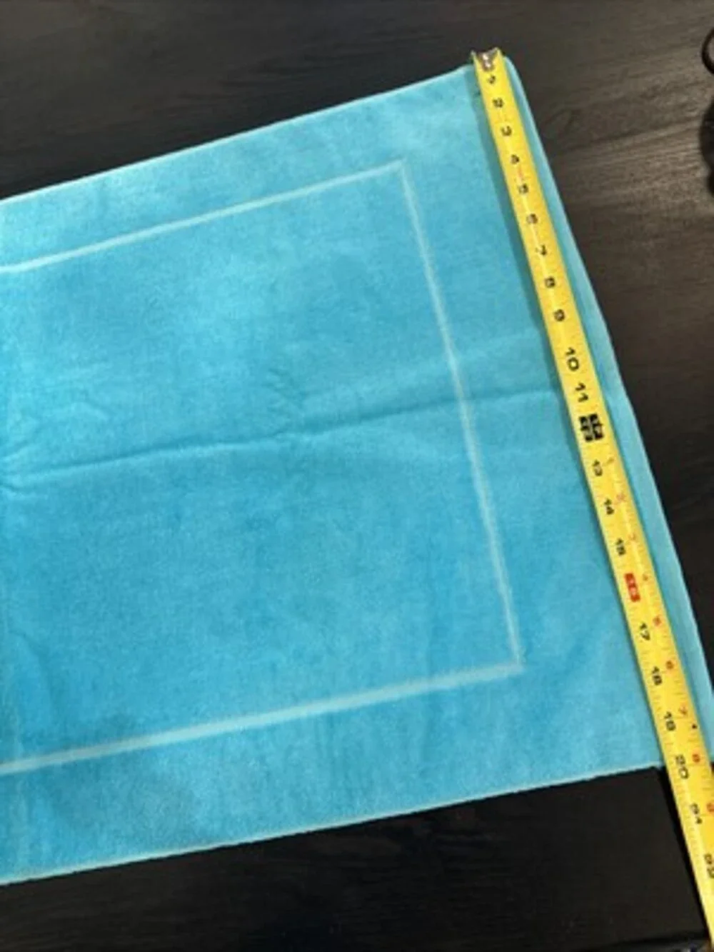 Martex Bathmat Made In USA Cotton Light Blue 34.5” X 20” NEW Please READ